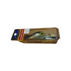 Storm Wiggle Wart Pre Rapala  Silver Scale 3 3/4 In 3/4 Oz Deep Diver Nib Vtg
